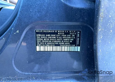 2013 Volkswagen Jetta Tdi from USA, damaged, VIN 3VWPL7AJ1DM674518